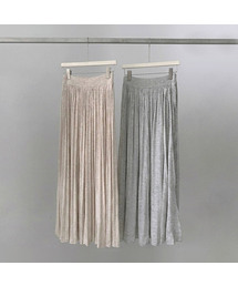 Bella Linen Long Knit Skirt (2colors)