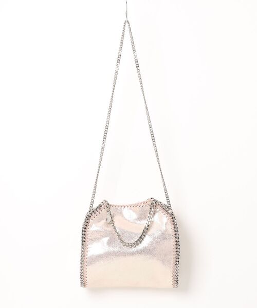 STELLA McCARTNEY(ステラマッカートニー)の「Falabella Mini Tote Bag / ファラベラ ミニ トートバッグ(ショルダーバッグ・レディース・ピンク系その他・ONE SIZE)」の3枚目の写真