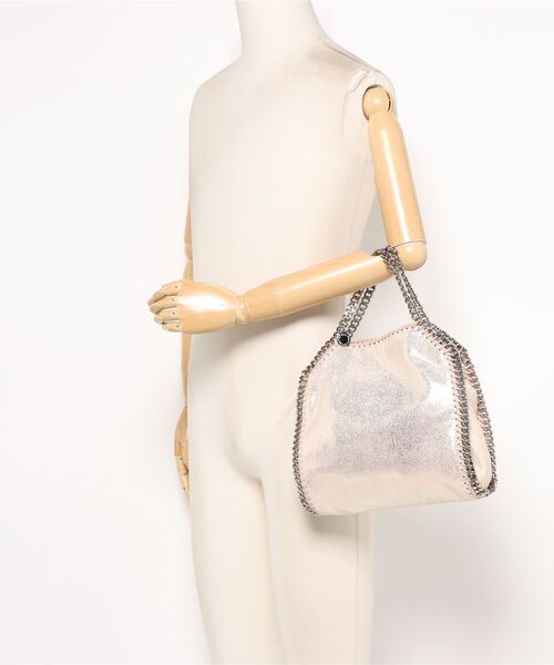 STELLA McCARTNEY(ステラマッカートニー)の「Falabella Mini Tote Bag / ファラベラ ミニ トートバッグ(ショルダーバッグ・レディース・ピンク系その他・ONE SIZE)」の6枚目の写真