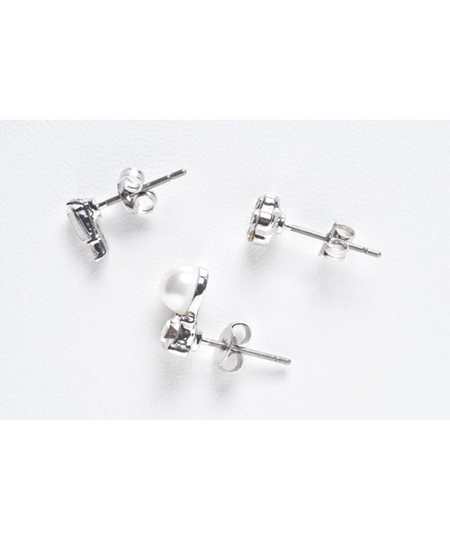 tone（トーン）の「【Astyle】miniピアス3点セット(MA)（ピアス（両耳用）・レディース・シルバー・FREE）」の4枚目の写真