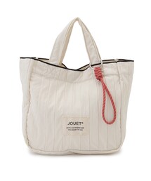one'sterrace（ワンズテラス）の「JOUET ジョエット チャーム付プリーツミニトート（トートバッグ）」