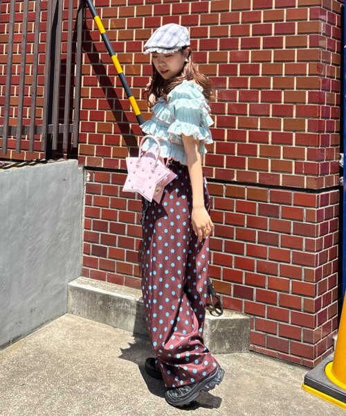 HELLO.SANFRANCISCO(ハローサンフランシスコ)の「【HELLO.SANFRANCISCO/ハローサンフランシスコ】スタースタッズショルダーバッグ(ショルダーバッグ・レディース・グリーン/ピンク・ONE SIZE)」の19枚目の写真
