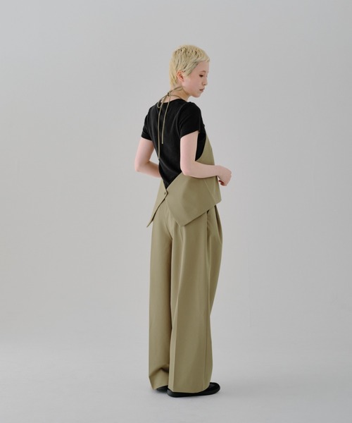 lit(リット)の「Halter Neck Tops(シャツ/ブラウス・レディース・ベージュ/ブラック・FREE)」の22枚目の写真