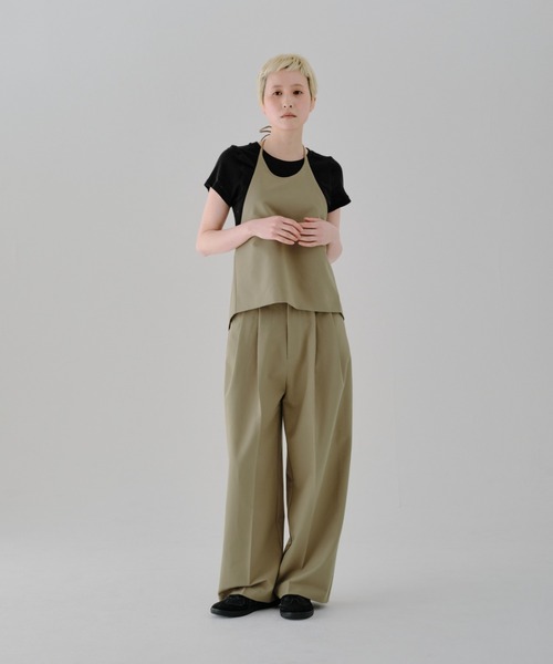 lit(リット)の「Halter Neck Tops(シャツ/ブラウス・レディース・ベージュ/ブラック・FREE)」の21枚目の写真