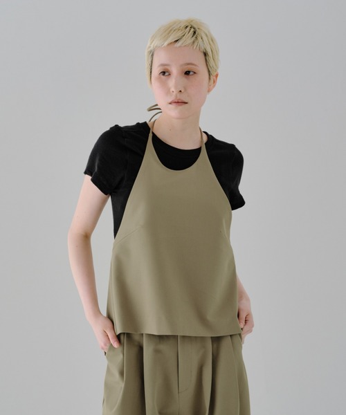 lit(リット)の「Halter Neck Tops(シャツ/ブラウス・レディース・ベージュ/ブラック・FREE)」の19枚目の写真