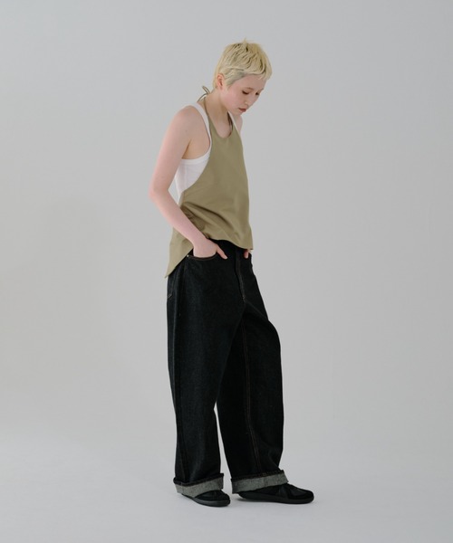 lit(リット)の「Halter Neck Tops(シャツ/ブラウス・レディース・ベージュ/ブラック・FREE)」の18枚目の写真