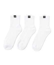 mgh（エムジーエイチ）の「mgh / Comfort Rib Socks（3P）（ソックス/靴下）」