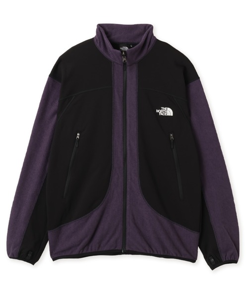 THE NORTH FACE(ザノースフェイス)の「THE NORTH FACE VERSA VENT FLEECE JACKET / ザ・ノース・フェイス バーサ ベント フリース ジャケット(その他アウター・メンズ・ブラック×パープル/ブラック/カーキ・L/M/S/XXL/XL)」の2枚目の写真