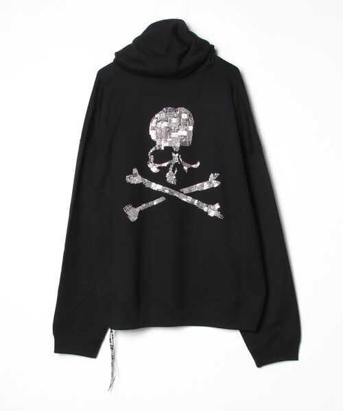 mastermind JAPAN（マスターマインド）の「BOXY HAND BEADED HOODIE（パーカー・メンズ・ブラック・XL）」の3枚目の写真
