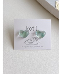 【koti】Sulo aurora heart ピアス(MA)