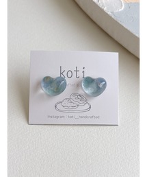 【koti】Sulo aurora heart ピアス(MA)