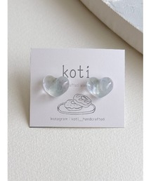 【koti】Sulo aurora heart ピアス(MA)