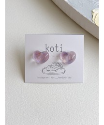 【koti】Sulo aurora heart ピアス(MA)