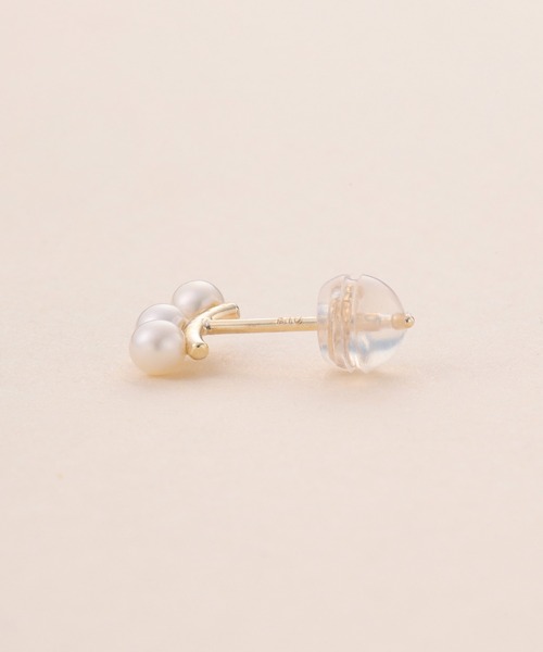 K10 パールリズムピアス（Half）（ピアス（両耳用））｜EMUNE