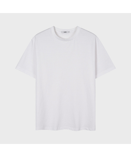 LEIRE(ルアール)の「90年代ヴィンテージフィットウォッシュドTシャツ (9色)(Tシャツ/カットソー・メンズ・ブラック/レッド/Cobalt/ライム/ブルー/イエロー/ライトグレー/ホワイト/チャコールグレー・MEDIUM/LARGE/X-LARGE/XX-LARGE)」の2枚目の写真
