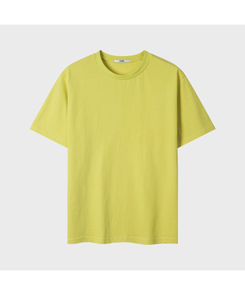 LEIRE(ルアール)の「90年代ヴィンテージフィットウォッシュドTシャツ (9色)(Tシャツ/カットソー・メンズ・ブラック/レッド/Cobalt/ライム/ブルー/イエロー/ライトグレー/ホワイト/チャコールグレー・MEDIUM/LARGE/X-LARGE/XX-LARGE)」の5枚目の写真