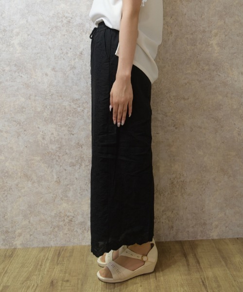 axes femme(アクシーズファム)の「コットンレースパンツ(その他パンツ・レディース・ブルー/ブラック・FREE)」の9枚目の写真