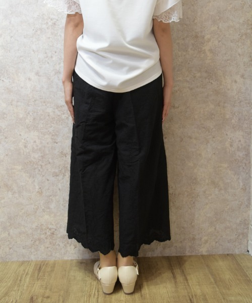 axes femme(アクシーズファム)の「コットンレースパンツ(その他パンツ・レディース・ブルー/ブラック・FREE)」の8枚目の写真