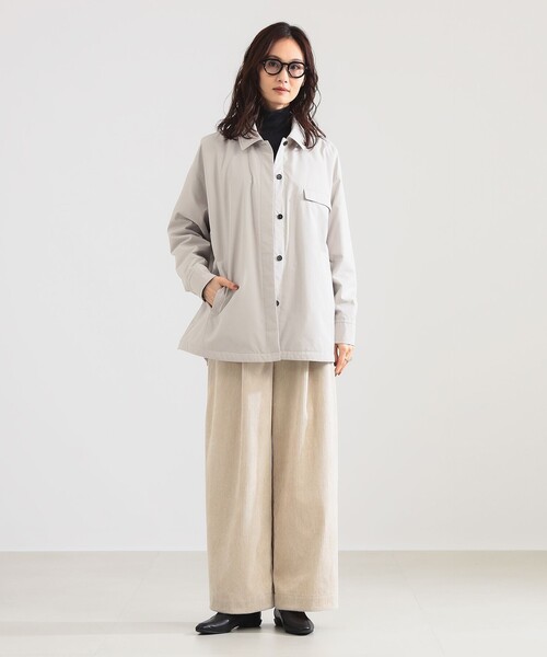 Demi-Luxe BEAMS(デミルクス ビームス)の「パディング 撥水 ブルゾン(ブルゾン・レディース・ダークグレー・36)」の2枚目の写真