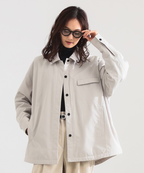 Demi-Luxe BEAMS(デミルクス ビームス)の「パディング 撥水 ブルゾン(ブルゾン・レディース・ダークグレー・36)」の3枚目の写真