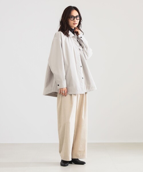 Demi-Luxe BEAMS(デミルクス ビームス)の「パディング 撥水 ブルゾン(ブルゾン・レディース・ダークグレー・36)」の4枚目の写真