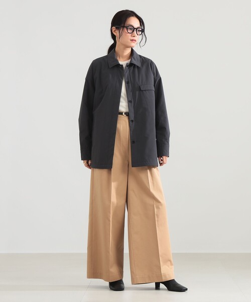 Demi-Luxe BEAMS(デミルクス ビームス)の「パディング 撥水 ブルゾン(ブルゾン・レディース・ダークグレー・36)」の6枚目の写真