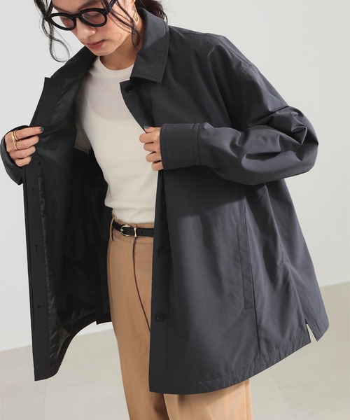 Demi-Luxe BEAMS(デミルクス ビームス)の「パディング 撥水 ブルゾン(ブルゾン・レディース・ダークグレー・36)」の1枚目の写真