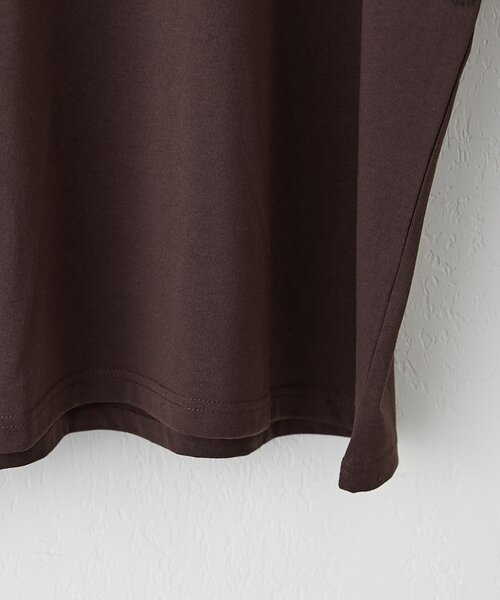 Remind me and forever(リマインドミーアンドフォーエバー)の「フロントレースロゴTシャツ(Tシャツ/カットソー・レディース・ブラウン/オフホワイト/スミクロ・FREE)」の21枚目の写真