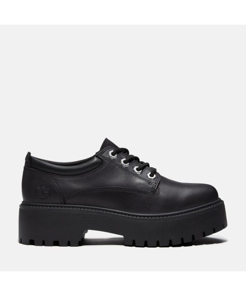 Timberland(ティンバーランド)の「ストーン ストリート レース アップ シューズ レディース(モカシン/デッキシューズ・レディース・ブラック・23.5cm/23.0cm/22.5cm/25.0cm/24.5cm/24.0cm)」の1枚目の写真