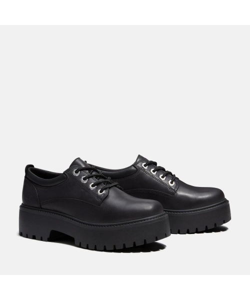 Timberland(ティンバーランド)の「ストーン ストリート レース アップ シューズ レディース(モカシン/デッキシューズ・レディース・ブラック・23.5cm/23.0cm/22.5cm/25.0cm/24.5cm/24.0cm)」の3枚目の写真