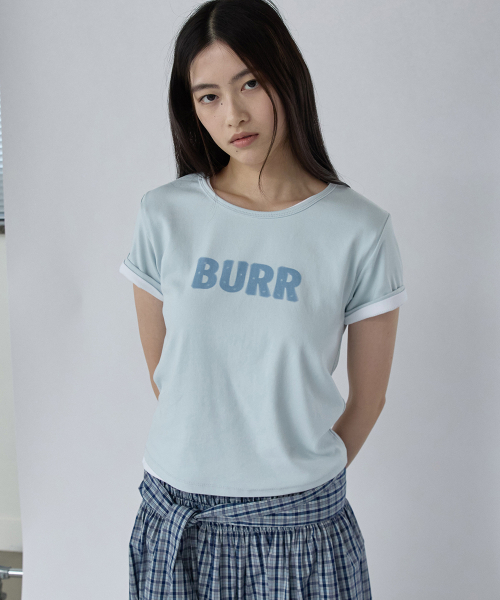 RENSE(レンセ)の「BURR Graphic Tee Blue(Tシャツ/カットソー・レディース・その他・OS)」の1枚目の写真