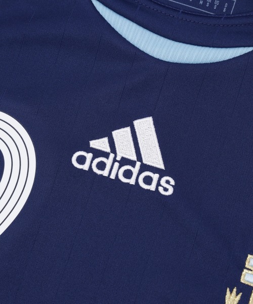 adidas Originals(アディダスオリジナルス)の「adidas WC Argentina National Team Away Jersey Messi JN3709(Tシャツ/カットソー・メンズ・ネイビー・L/M/S)」の4枚目の写真