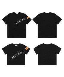 MUCENT（ムセント）の「レザーポイントシグネチャー半袖Tシャツ（Tシャツ/カットソー）」