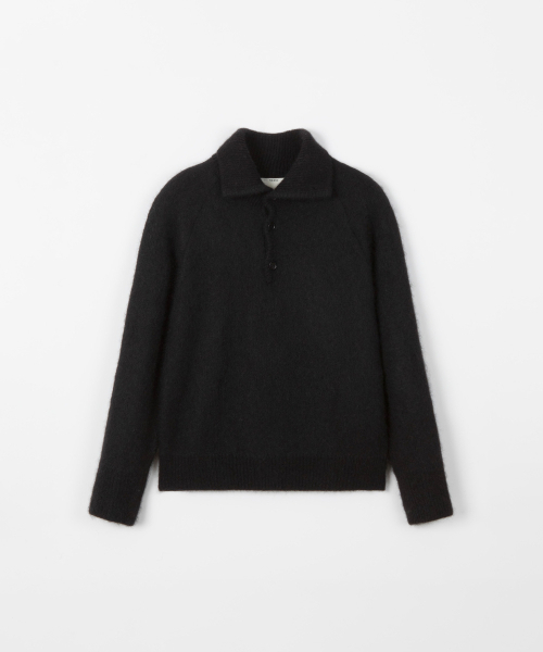 THEENDQUESTION(ジエンドクエスチョン)の「Kid mohair button turtle knit top / BLACK(ニット/セーター・レディース・その他・FREE)」の1枚目の写真