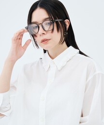 Rie Miller | ウォッシャブルフリルカラーセンターベント(シャツ/ブラウス)