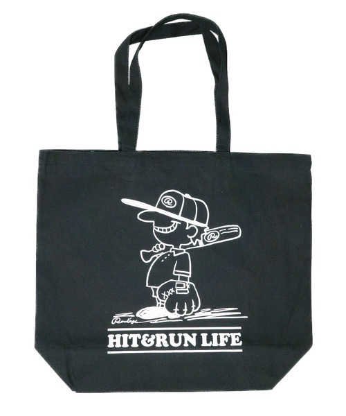 Rawlings(ローリングス)の「【Rawlings/ローリングス】BASEBALL BOY TOTE /キャンバストートバッグ ロゴプリント(トートバッグ・レディース・ブラック/オフホワイト・FREE)」の7枚目の写真