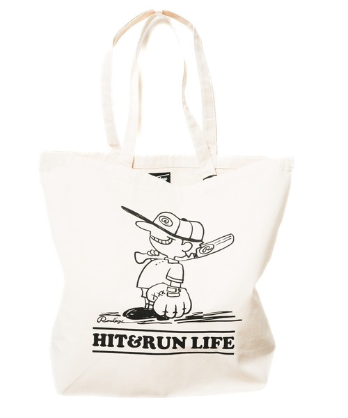 Rawlings(ローリングス)の「【Rawlings/ローリングス】BASEBALL BOY TOTE /キャンバストートバッグ ロゴプリント(トートバッグ・レディース・ブラック/オフホワイト・FREE)」の15枚目の写真