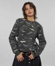ASSORT DRAW CODE HENRY NECK THERMAL LONG SLEEVE / アソートドローコードヘンリーネックサーマルロングスリーブ