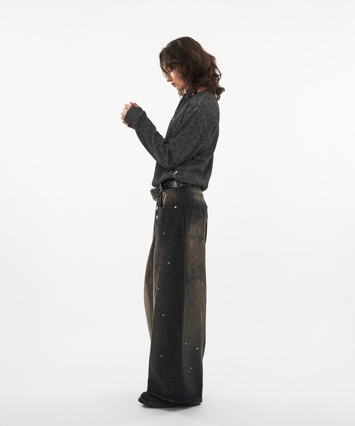 WISH FOR EVER（ウィッシュフォーエバー）の「ASSORT DRAW CODE HENRY NECK THERMAL LONG SLEEVE / アソートドローコードヘンリーネックサーマルロングスリーブ（Tシャツ/カットソー・メンズ・グリーン系その他/ブラック/グリーン/グレー/リアルツリーカモ/ピンク・SMALL/MEDIUM/LARGE）」の14枚目の写真