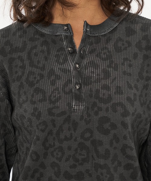 WISH FOR EVER（ウィッシュフォーエバー）の「ASSORT DRAW CODE HENRY NECK THERMAL LONG SLEEVE / アソートドローコードヘンリーネックサーマルロングスリーブ（Tシャツ/カットソー・メンズ・グリーン系その他/ブラック/グリーン/グレー/リアルツリーカモ/ピンク・SMALL/MEDIUM/LARGE）」の17枚目の写真