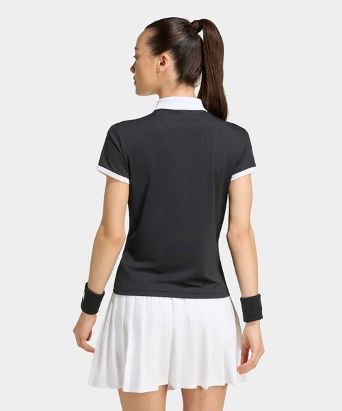 adidas(アディダス)の「テニス クラシック ポロシャツ / アディダス adidas(ポロシャツ・レディース・ブラック・XX-LARGE/LARGE/MEDIUM/SMALL/X-LARGE)」の2枚目の写真