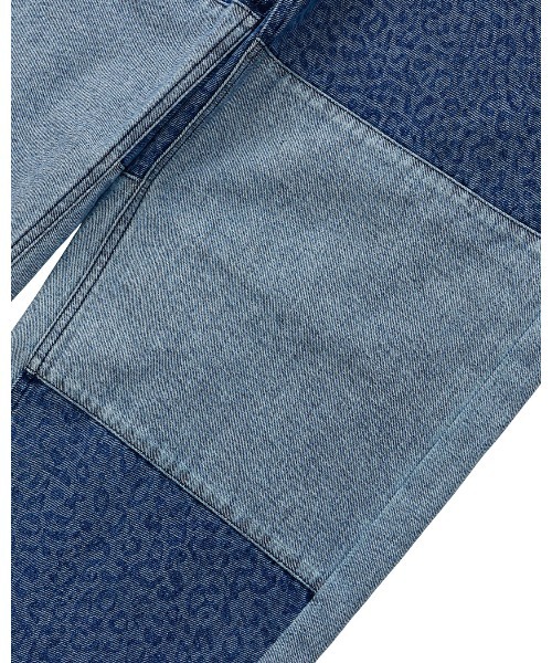#Re:room（リルーム）の「レオパードパターンワイドデニムパンツ（デニムパンツ・メンズ・ブルー/ブラック・SMALL/MEDIUM/LARGE）」の16枚目の写真