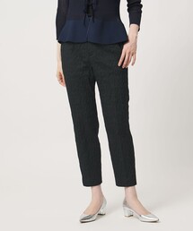 フクレ ジャガード スリムパンツ ‐ストレッチ ウォッシャブル‐