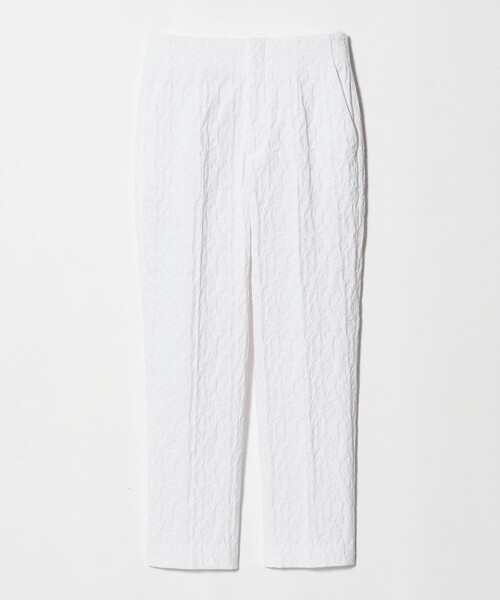 UNITED ARROWS(ユナイテッドアローズ)の「フクレ ジャガード スリムパンツ ‐ストレッチ ウォッシャブル‐(スラックス・レディース・ホワイト/ブラック/ネイビー・38/40/36)」の21枚目の写真