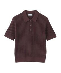 GREY LABEL ケーブルポロニット