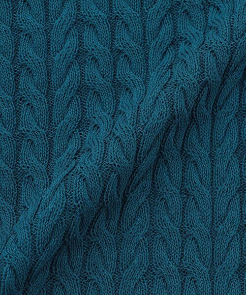 MACKINTOSH PHILOSOPHY(マッキントッシュ フィロソフィー)の「GREY LABEL ケーブルポロニット(ポロシャツ・レディース・ブルー系その他7/ピンク系その他3/ブラウン系その他4・2)」の10枚目の写真