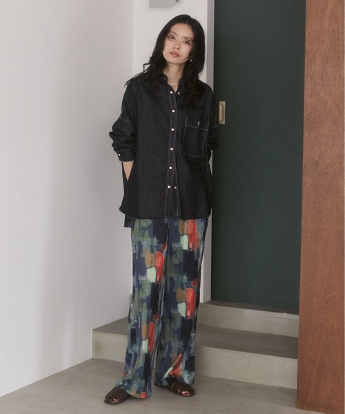 hunch（ハンチ）の「ジョーゼット柄 イージーパンツ（その他パンツ・レディース・ブラウン系その他/グレー系その他・FREE）」の7枚目の写真