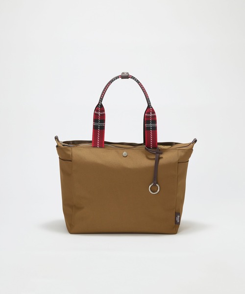 Breath TOPKAPI(ブレストプカピ)の「【Breath TOPKAPI】チェックハンドル トートバッグ L / A4 / 撥水(トートバッグ・レディース・ブラウン/ブラック・FREE)」の2枚目の写真
