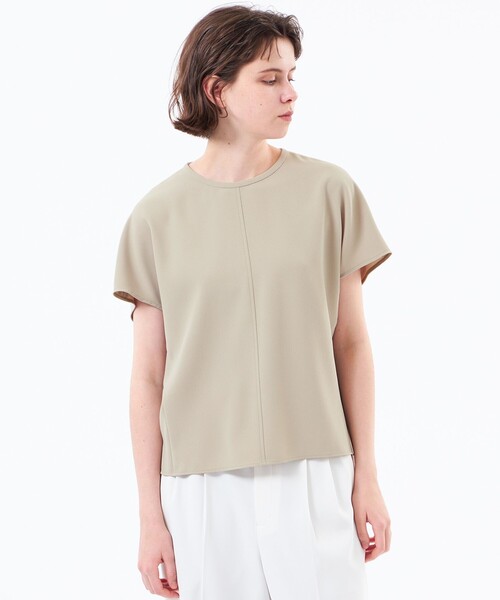 MACKINTOSH PHILOSOPHY(マッキントッシュ フィロソフィー)の「バックサテンドルマンブラウス(シャツ/ブラウス・レディース・ベージュ系その他/ダークネイビー/ブラウン系その他4・36/38)」の3枚目の写真