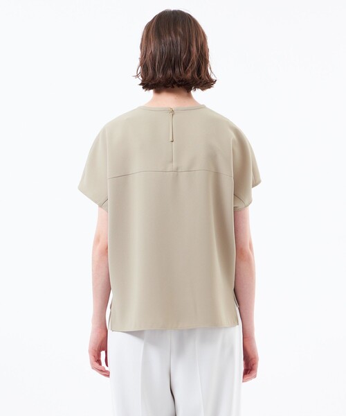 MACKINTOSH PHILOSOPHY(マッキントッシュ フィロソフィー)の「バックサテンドルマンブラウス(シャツ/ブラウス・レディース・ベージュ系その他/ダークネイビー/ブラウン系その他4・36/38)」の11枚目の写真